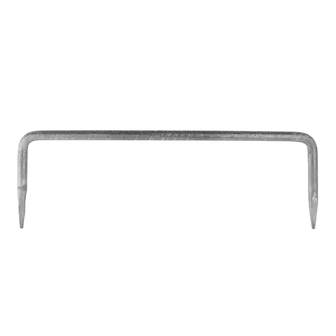 Скоба строительная кованая d8 270х70 мм (10 шт.)