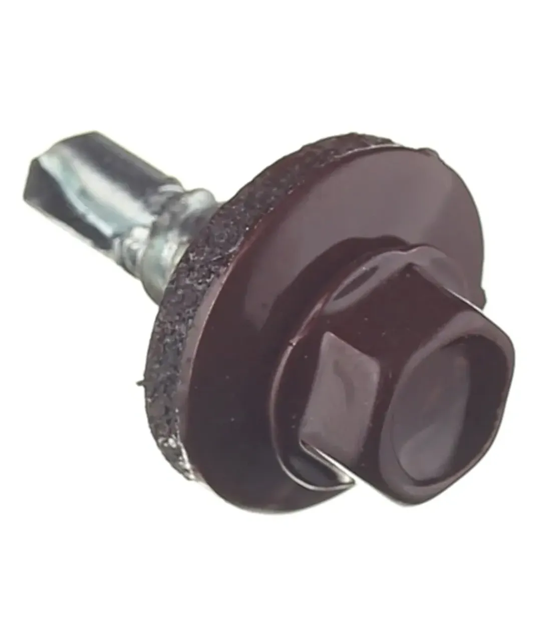 Саморезы кровельные с буром 19х5	5 мм металл-металл коричневые RAL 8017 (70 шт.)