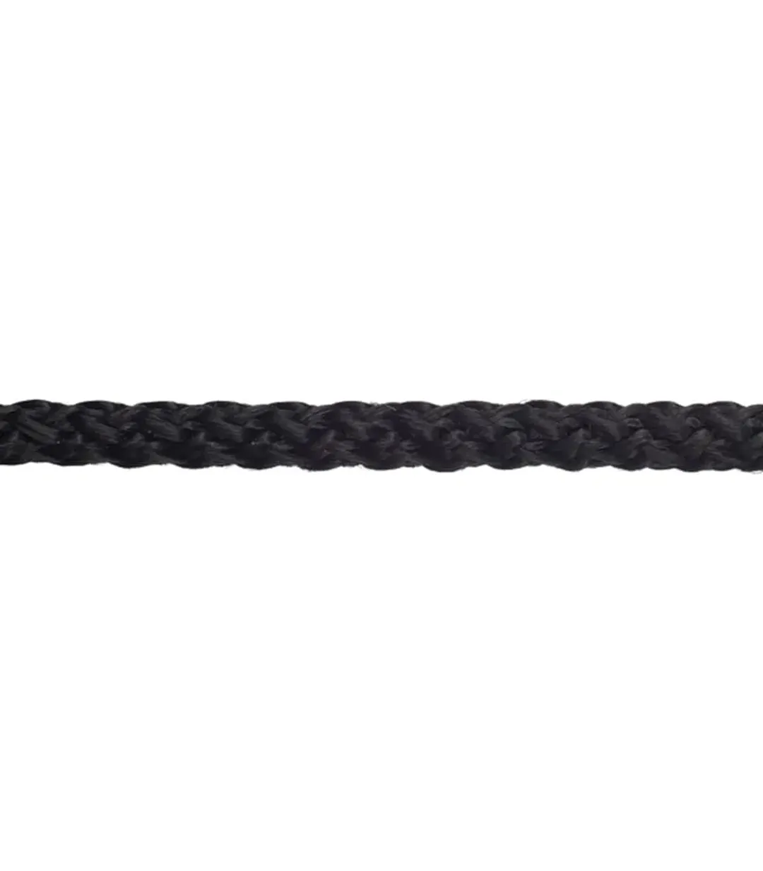 Шнур вязаный полипропиленовый 8 прядей черный d4 мм 50 м без сердечника