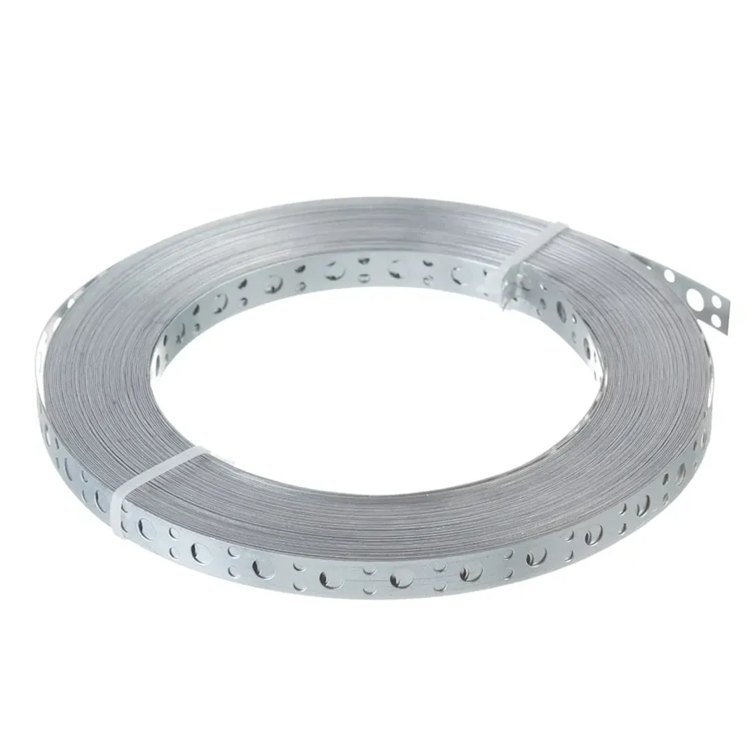 Лента крепежная перфорированная прямая 12х0.5 мм 25 м