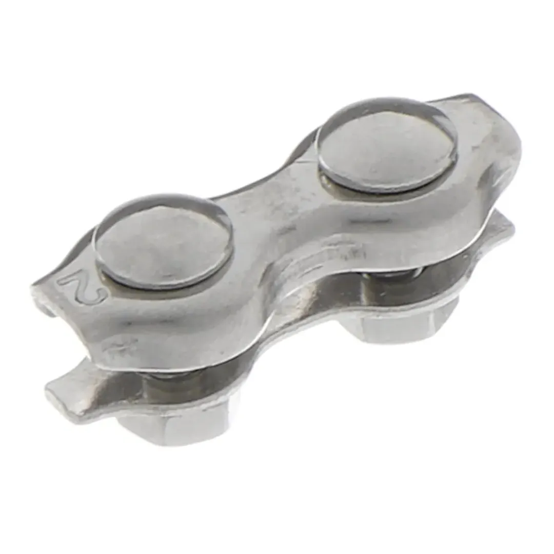 Зажим троса duplex d2 мм нержавеющая сталь