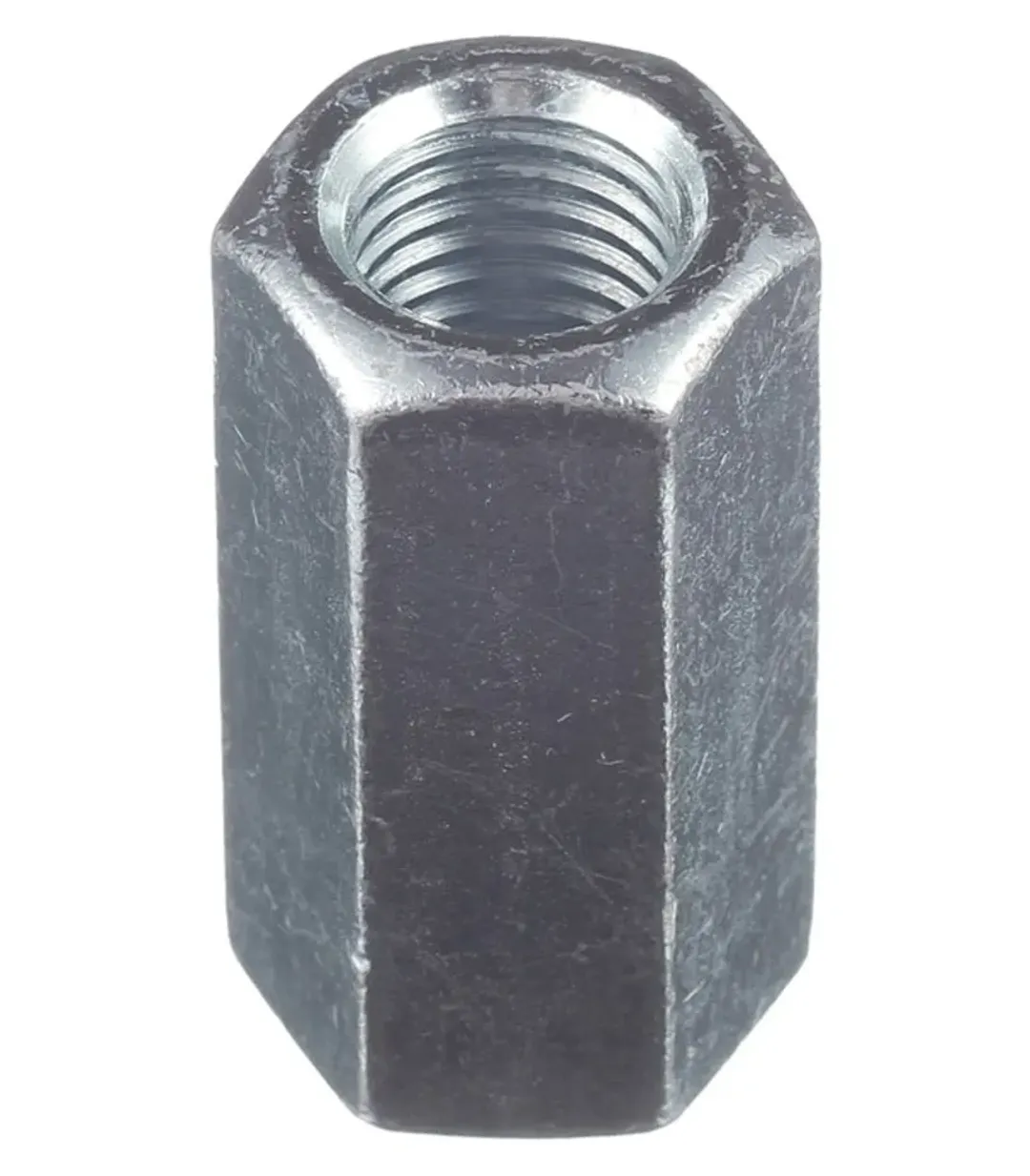 Гайка соединительная оцинкованная M16 х48 мм DIN 6334 (1 шт.)