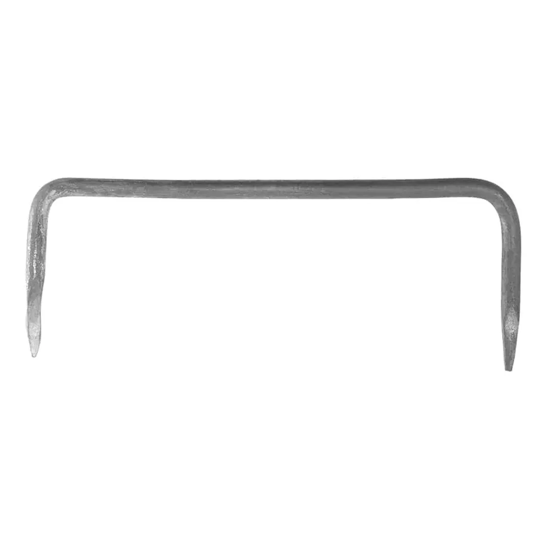 Скоба строительная кованая d10 350х70 мм (10 шт.)