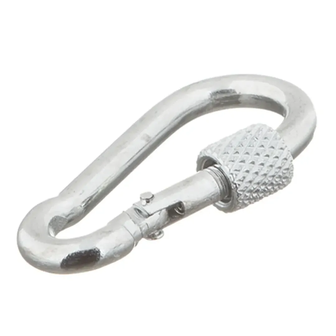 Карабин винтовой с фиксатором d4 мм 40 мм DIN 5299D