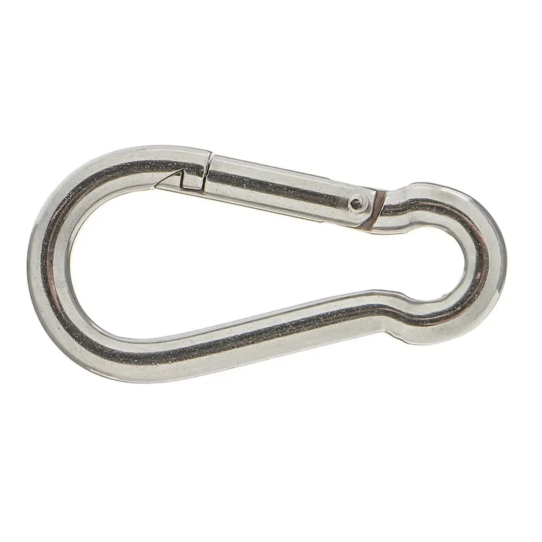 Карабин пожарный d7 мм 70 мм DIN 5299 С нержавеющая сталь