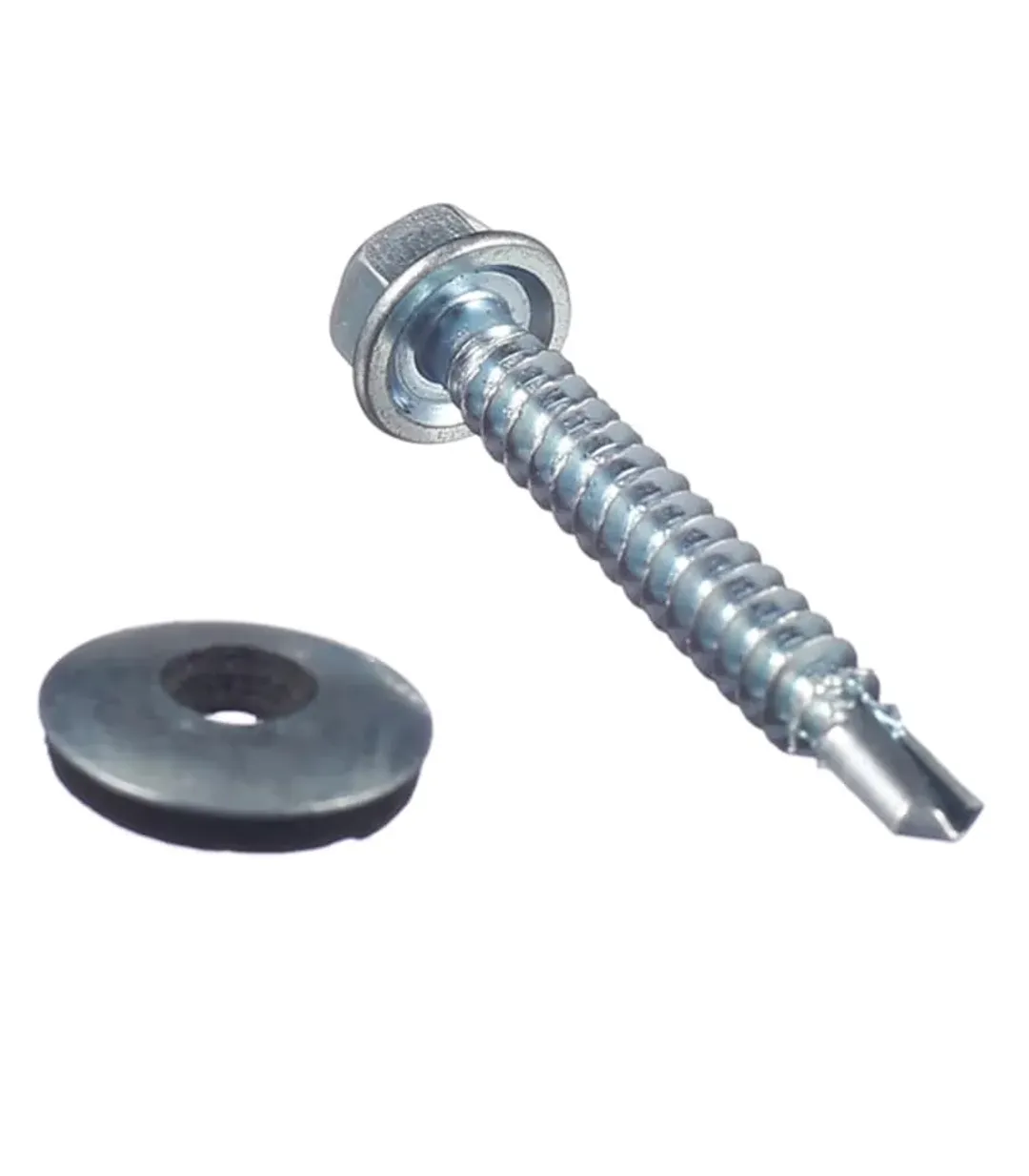 Саморезы кровельные с буром 51х5	5 мм металл-металл оцинкованные (180 шт.)