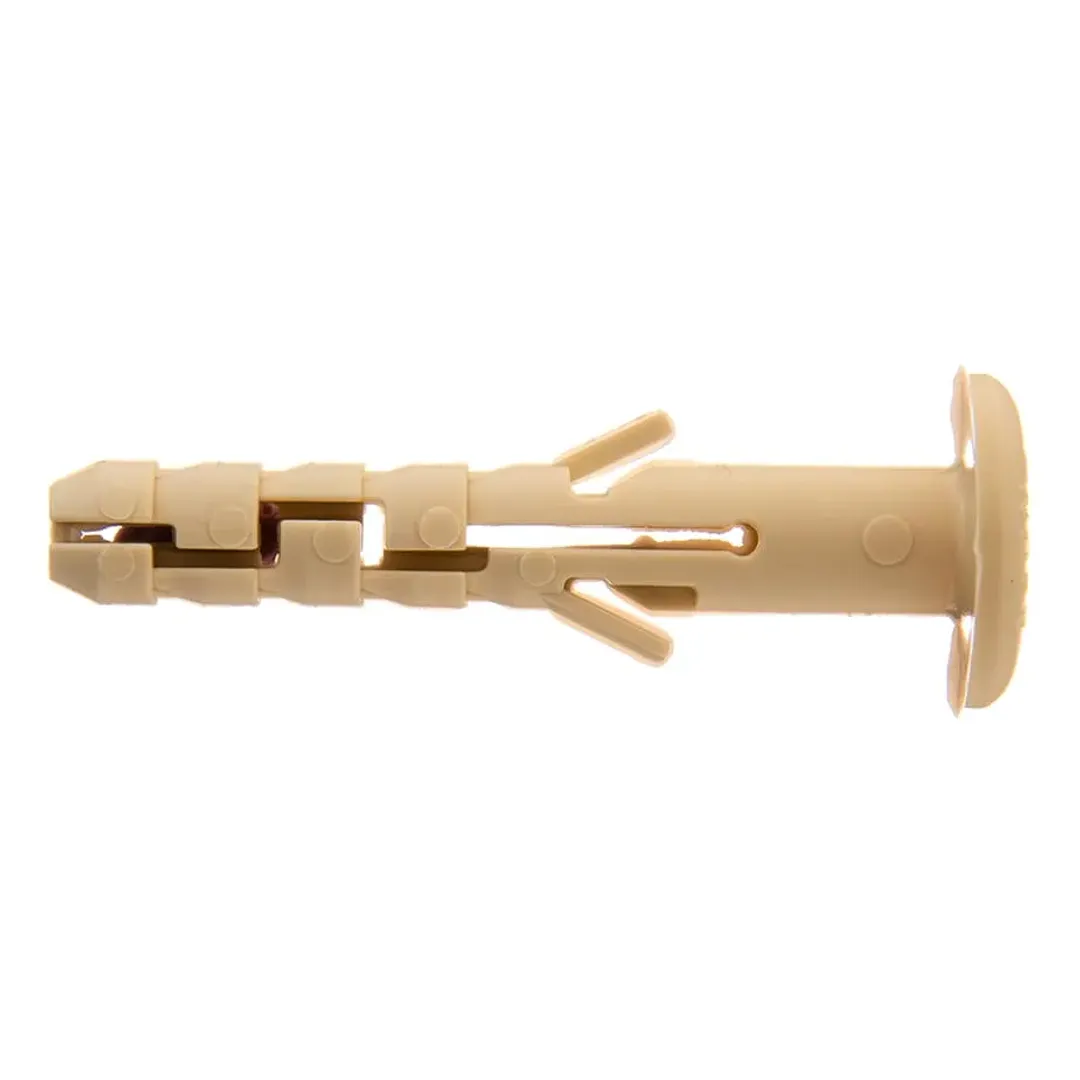 Дюбель распорный PND-6F 6x40 мм нейлон широкий фланец (100 шт.)