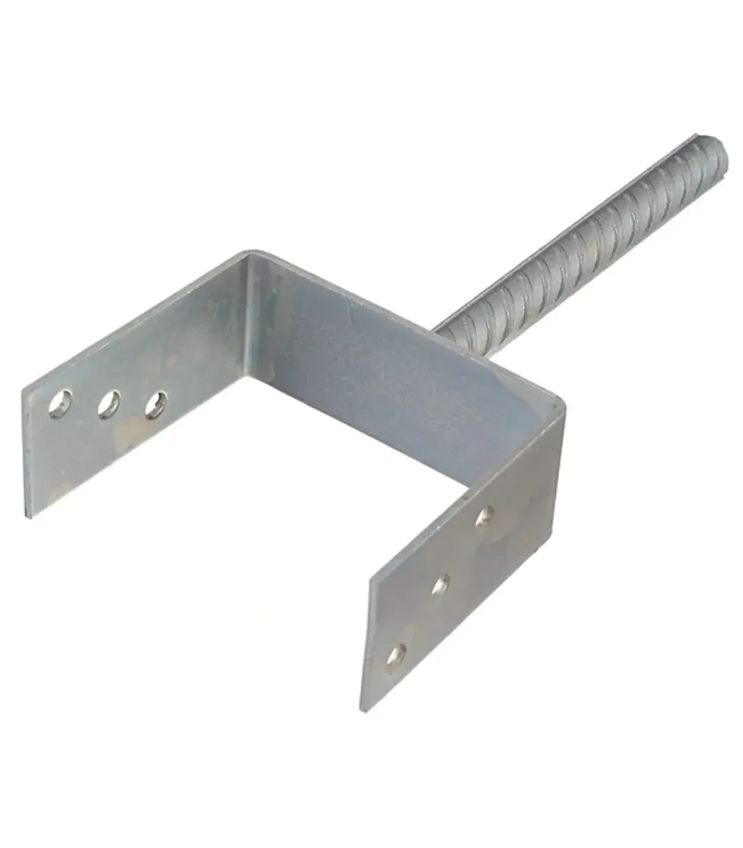 Опора колонны бруса U-образная оцинкованная d19 140х325х120х4 мм