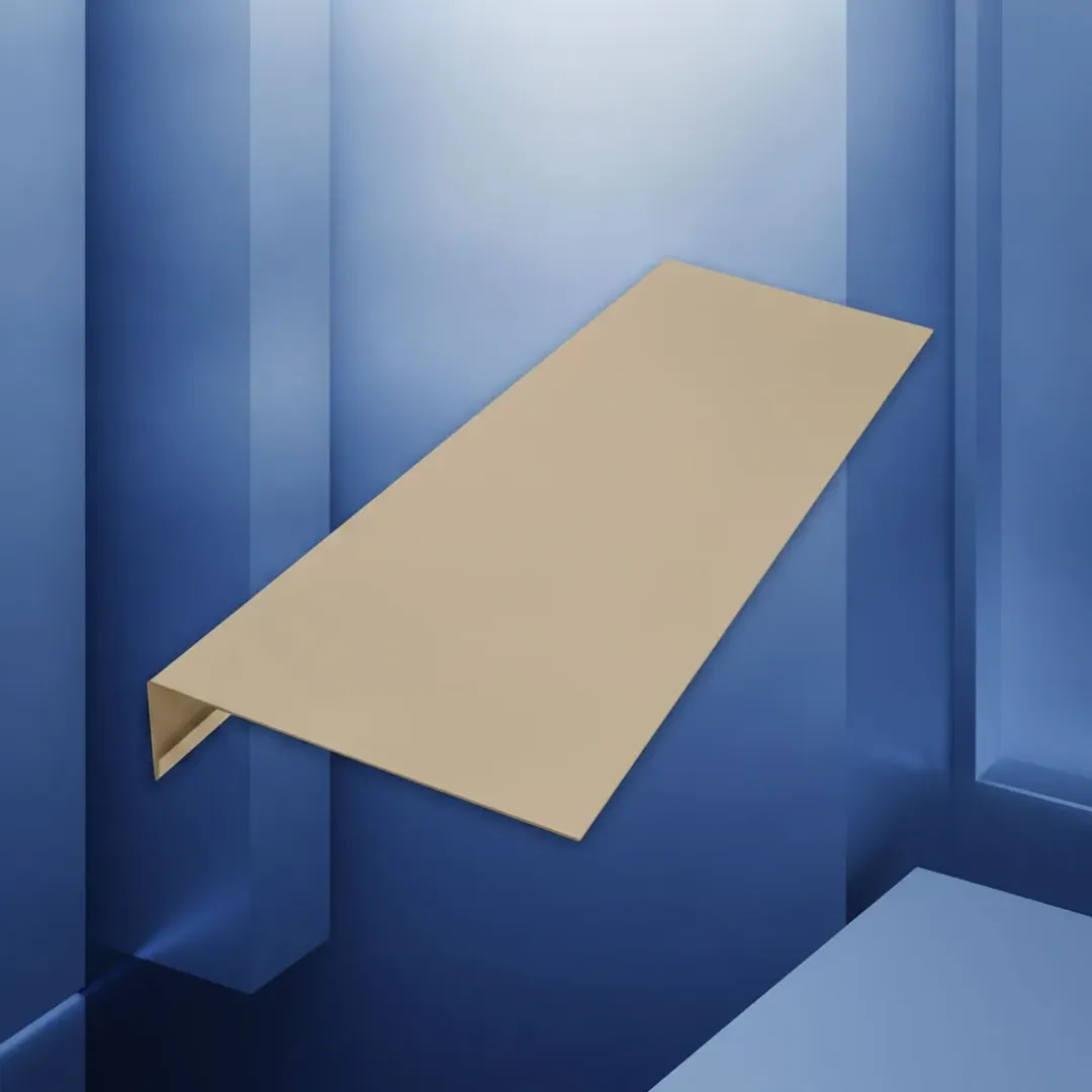 Откос оц. RAL1011/1011 0,7х20х30х350х20мм (длина 2м, порошок)