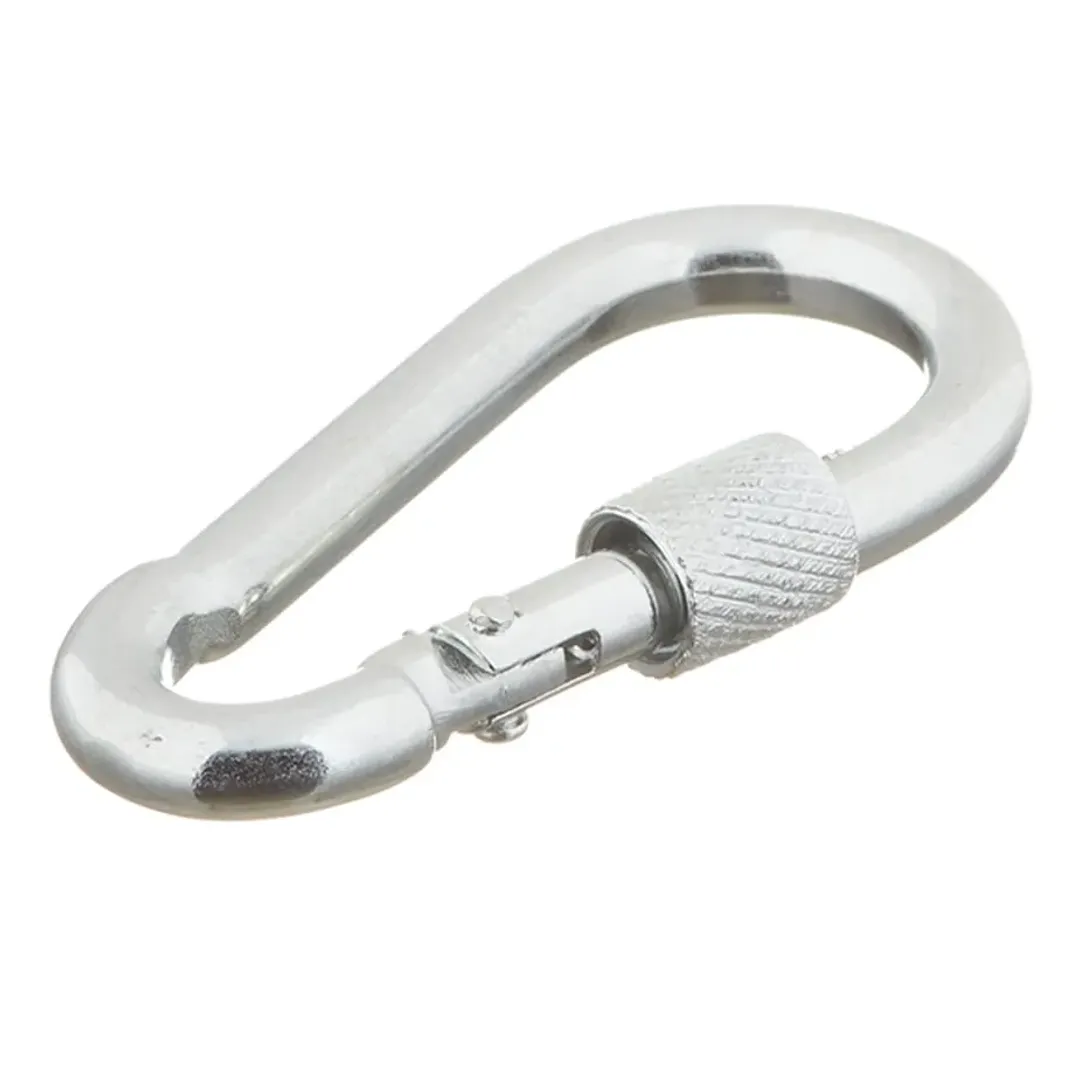 Карабин винтовой с фиксатором d6 мм 60 мм DIN 5299D