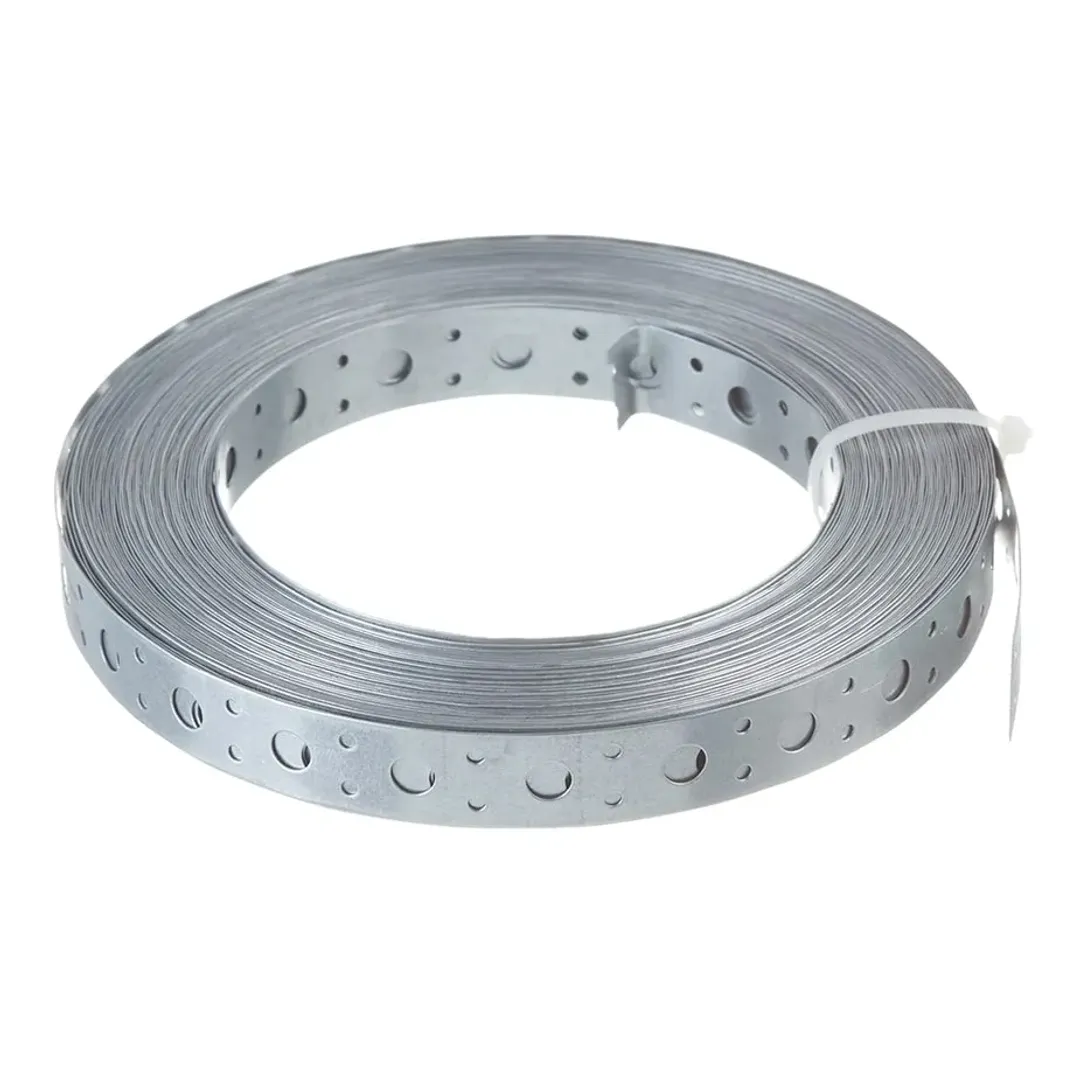 Лента крепежная перфорированная прямая 20х0.5 мм 25 м