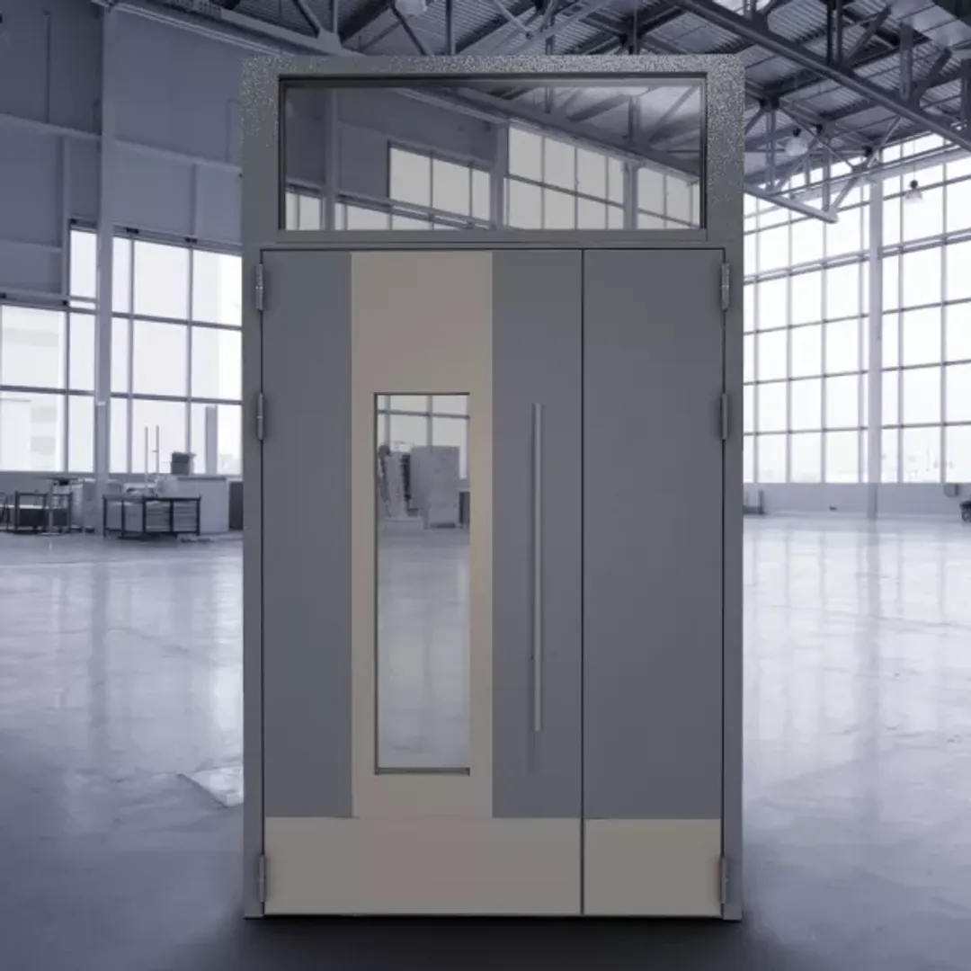 Техническая остеклённая подъездная дверь ДТМО-02Пд