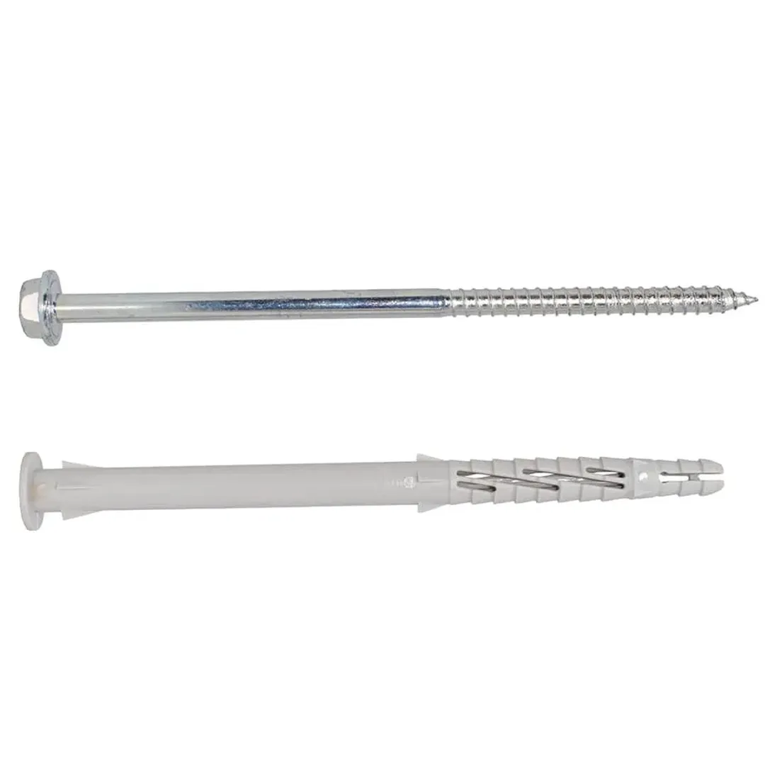 Дюбель фасадный Tecfi с шурупом шестигранная головка 10x160 мм (25 шт.)