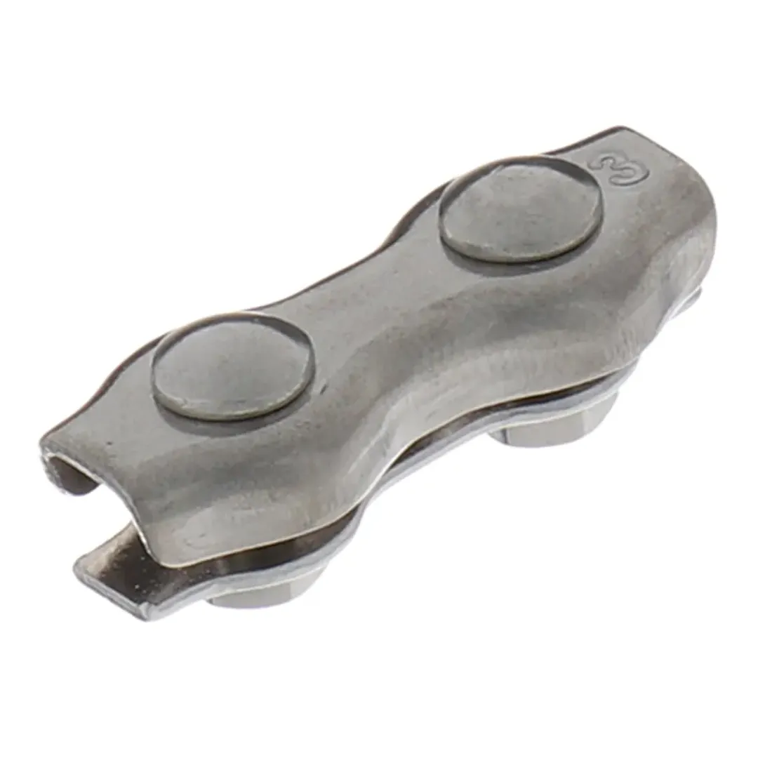 Зажим троса duplex d3 мм нержавеющая сталь