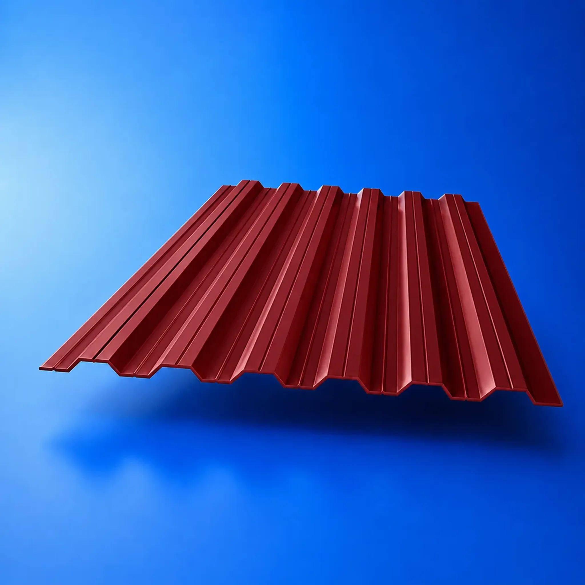 Профнастил оц. С21 RAL3005 0,5х1000(1051)х3000мм