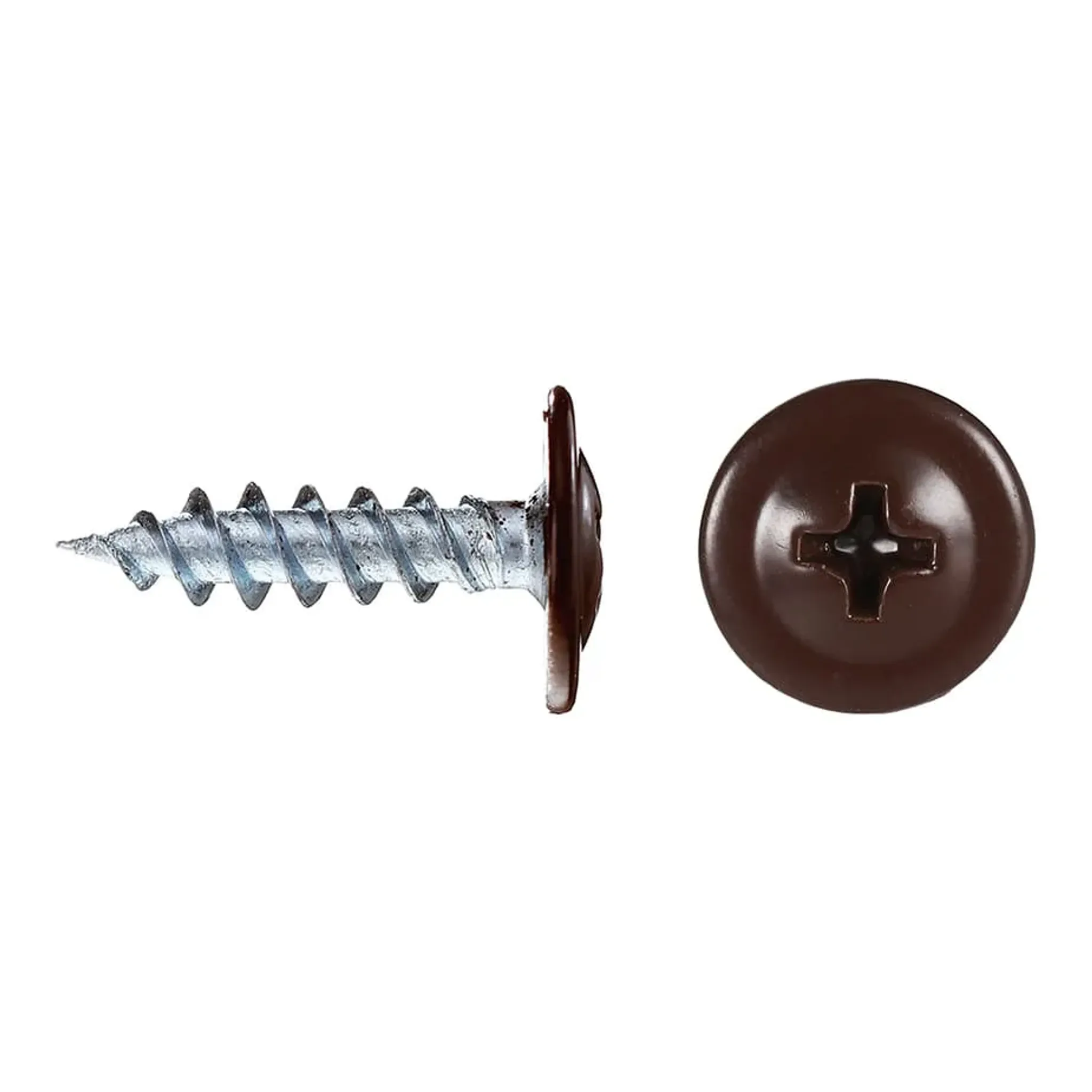 Саморезы клопы 16x4	2 мм Daxmer (200 шт.) коричневый RAL 8017