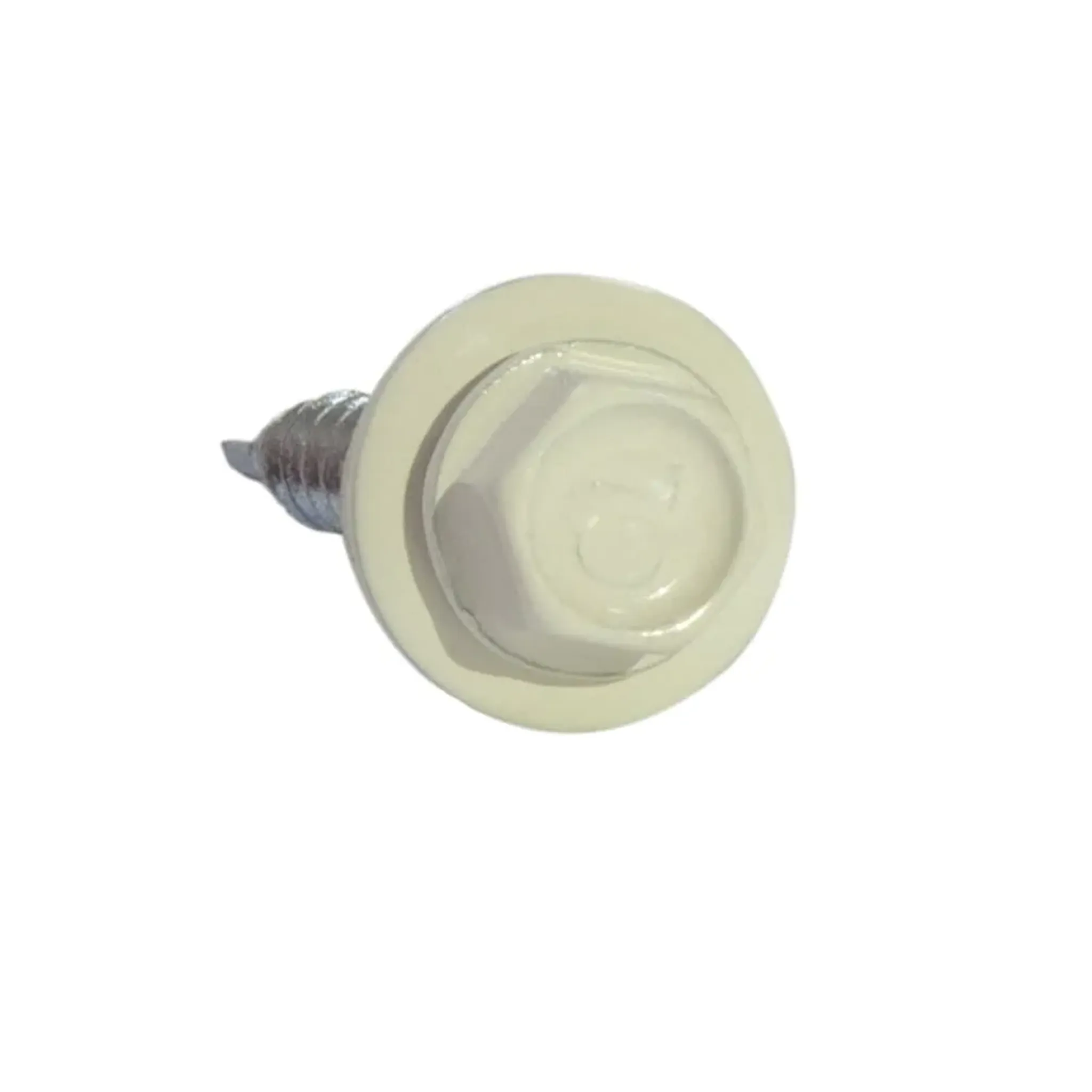 Саморезы кровельные с буром 19х5 5 мм металл-металл слоновая кость RAL 1015 Daxmer (250 шт.)