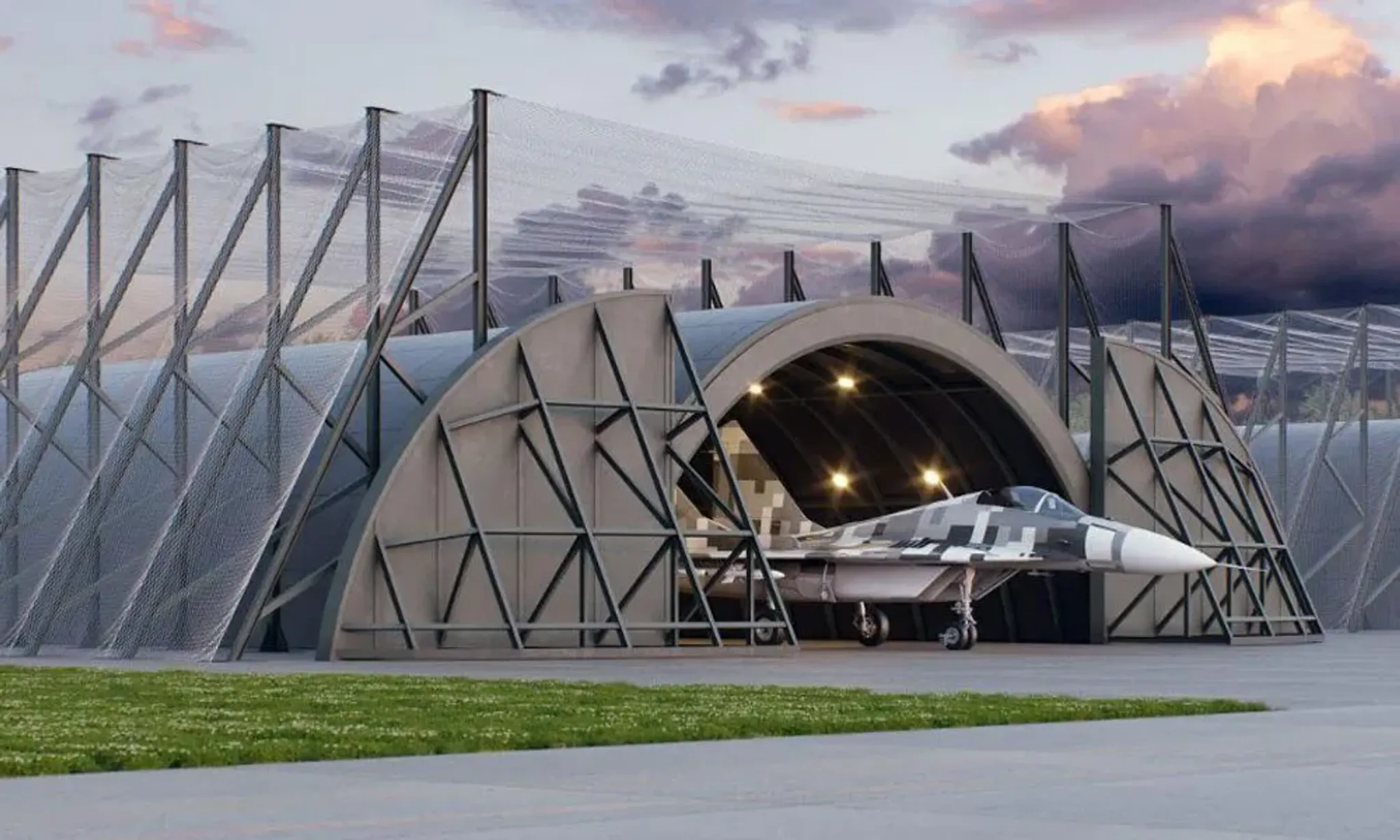 Защитные каркасы для военной техники