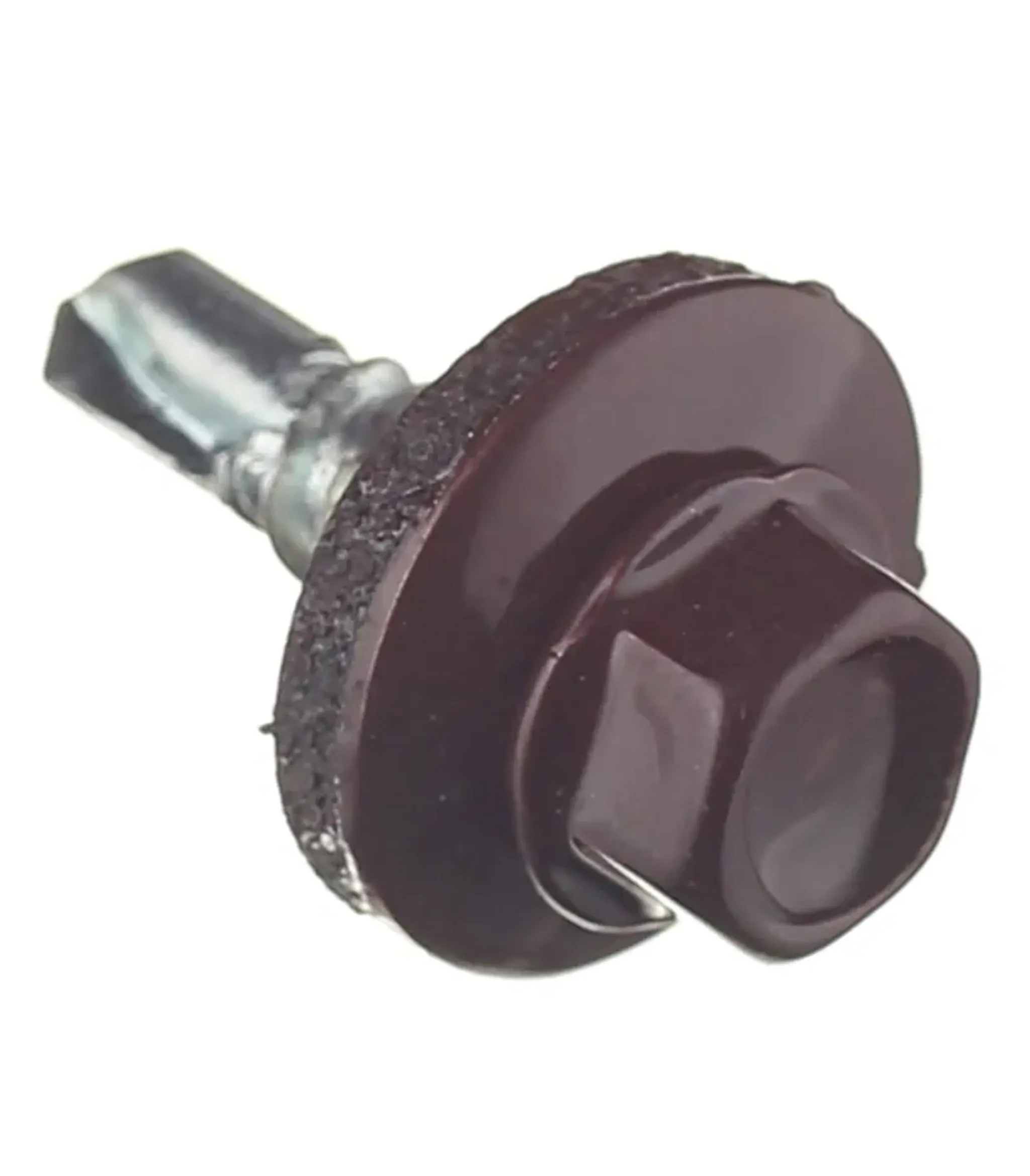 Саморезы кровельные с буром 19х5 5 мм металл-металл коричневые RAL 8017 (70 шт.)