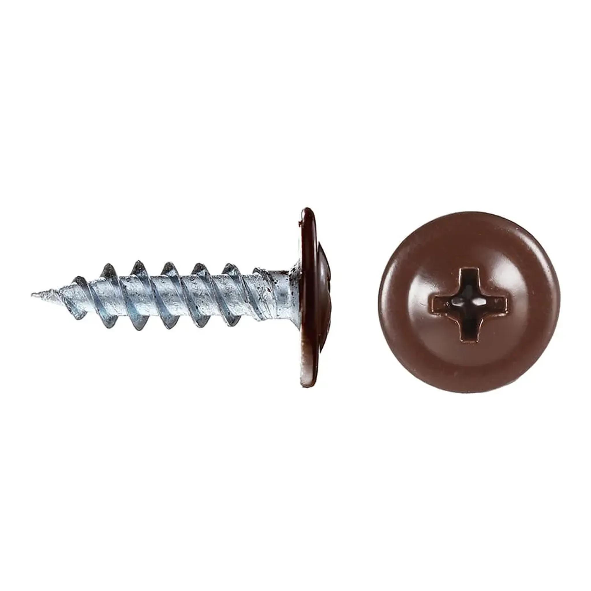 Саморезы клопы 16x4	2 мм Daxmer (20 шт.) коричневый RAL 8017