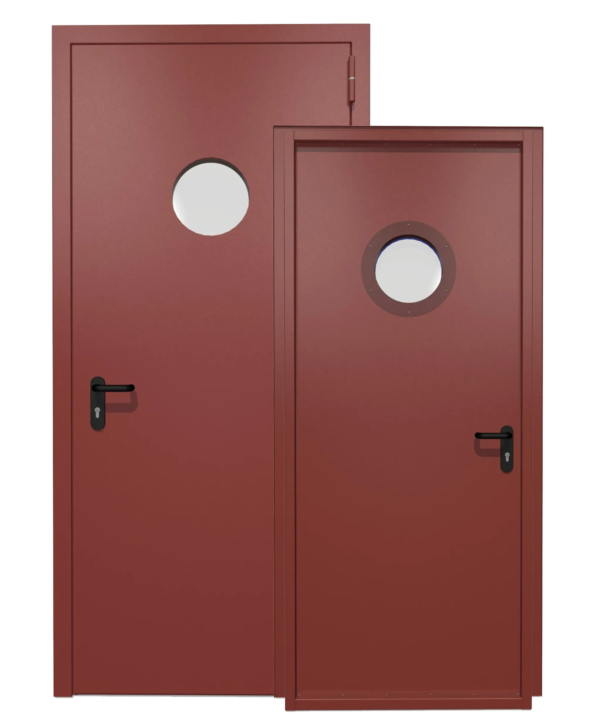 Противопожарные металлические двери с порогом второго типа EI-60