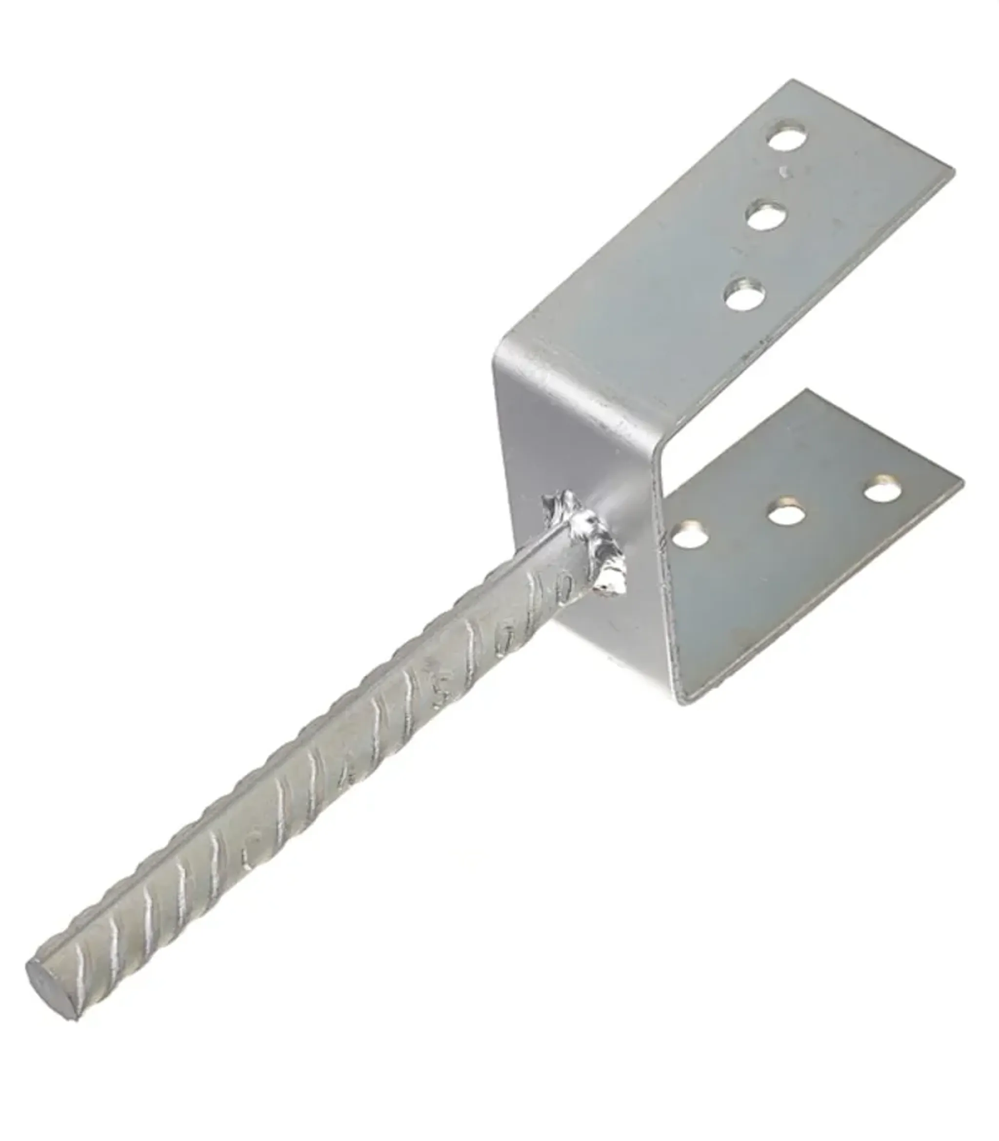 Опора колонны бруса U-образная оцинкованная d19 100х325х120х4 мм