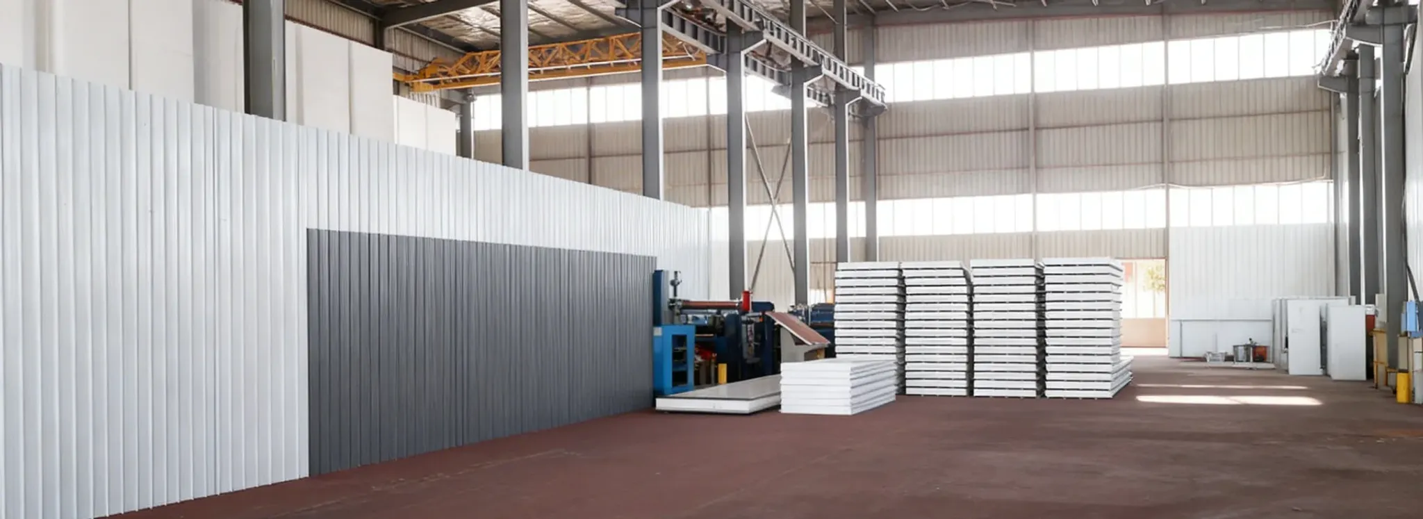 Изготовление стеновых сэндвич-панелей