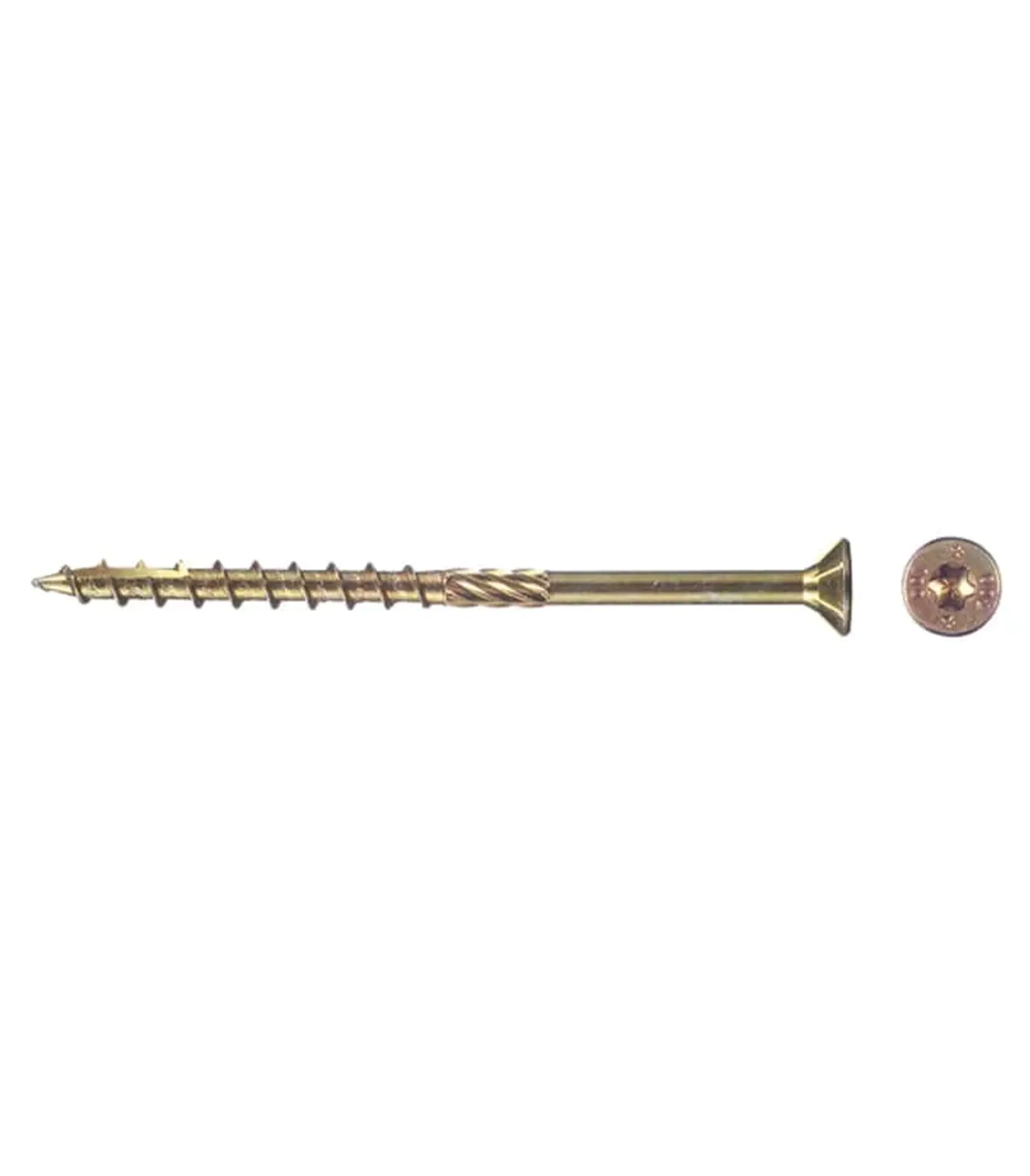 Саморезы по дереву 100x6 0 мм потайная головка конструкционные (100 шт.)