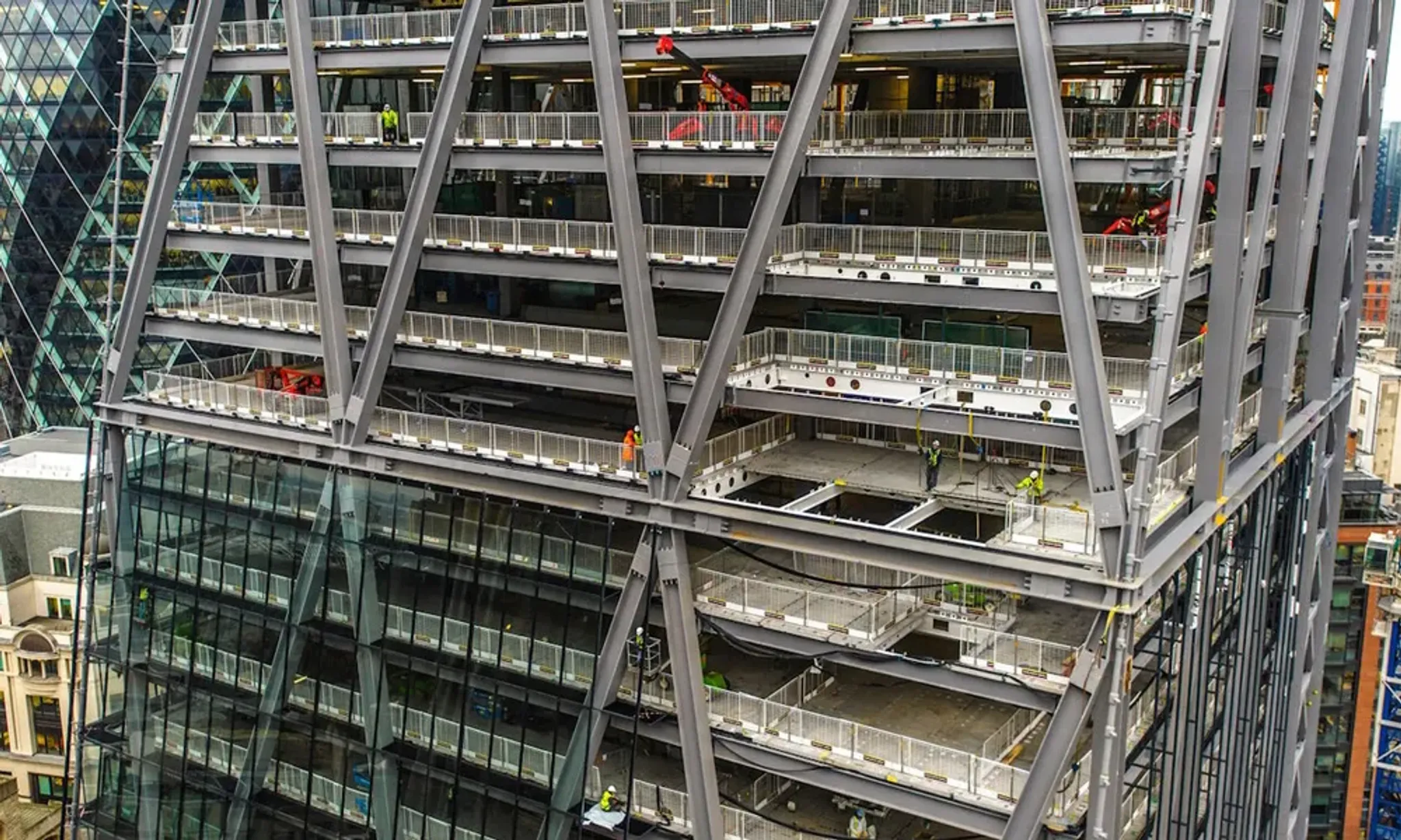 Конструкции стальных многоэтажных зданий