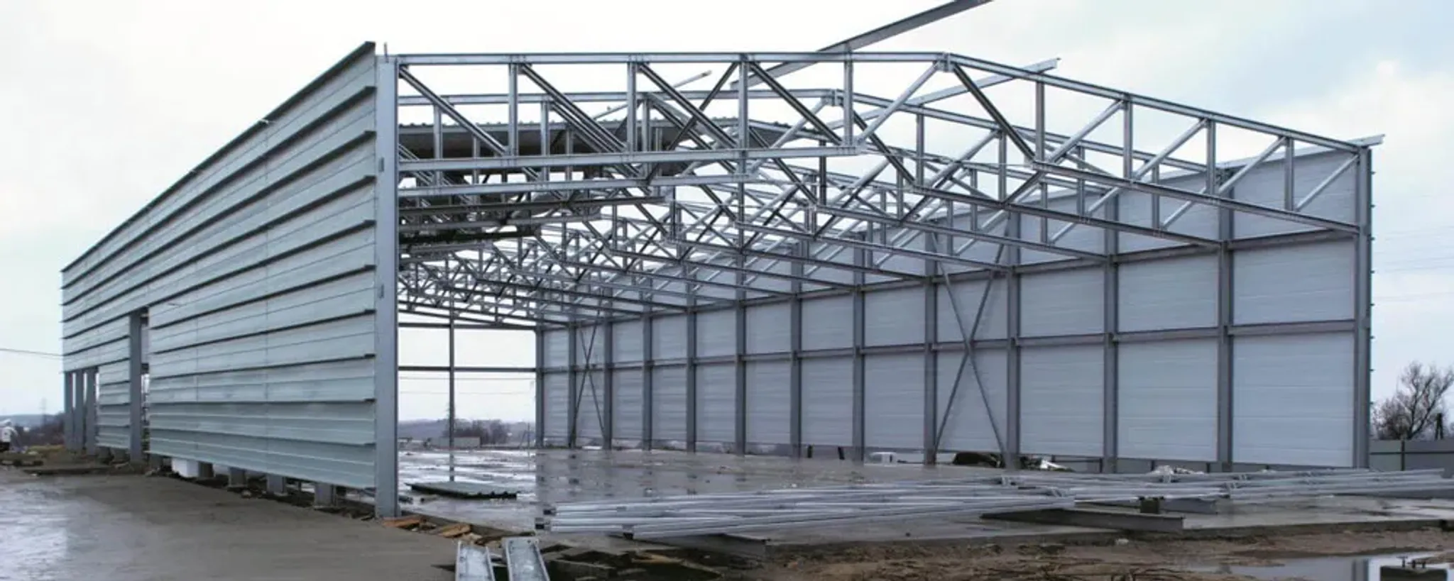 Металлоконструкция для сэндвич панелей