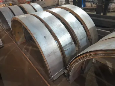 Изготовление хомутов для труб