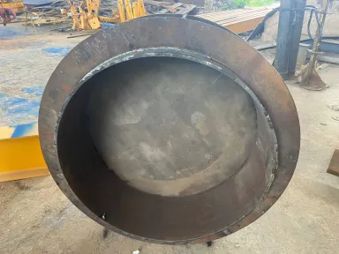 Опорный узел плиты под колонны