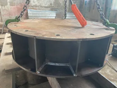 Опорный узел плиты под колонны