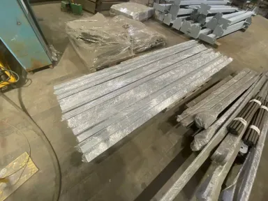 Изготовление стального уголка 40х63