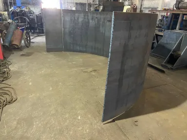 Полукольцо, Ст 3, R 2400 мм, Толщина стенки 10 мм