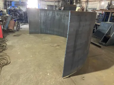 Полукольцо, Ст 3, R 2400 мм, Толщина стенки 10 мм